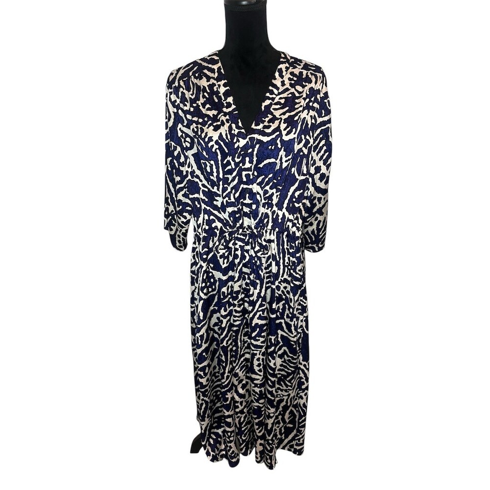 NIC+ZOE Midi Tropical Vacation Print Dress Women Size‎ XXL - Picture 6 of 9